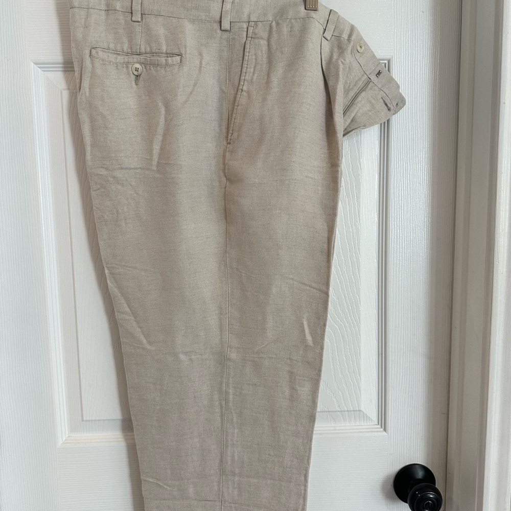 Cubavera Light Tan Linen Pants